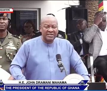Mahama Pledges Continued Support for Police Service