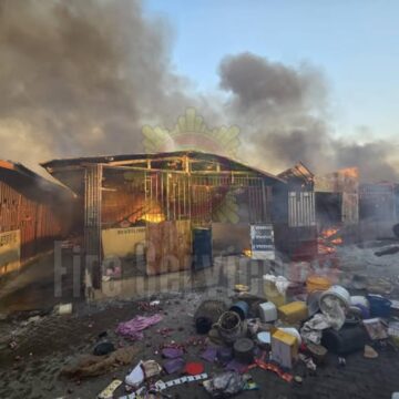 GNFS Extinguishes Major Fire at Kasoa New Market, No Casualties Recorded