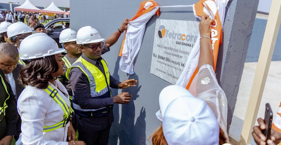 Minister Jinapor Commissions Ghana’s First CNG Facility