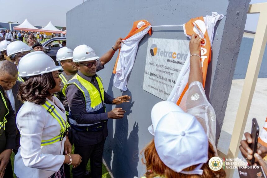 Minister Jinapor Commissions Ghana’s First CNG Facility