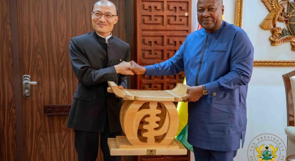 President Mahama Bids Farewell to Outgoing Chinese Ambassador