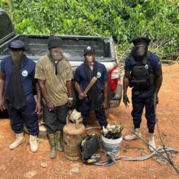 Inter-Security Task Force Uncovers Illegal Mining, Environmental Damage in Aowin