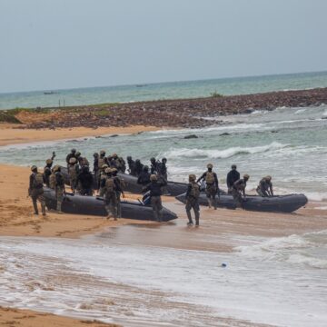 Ghana Armed Forces Launch Search and Rescue Operation at Sea