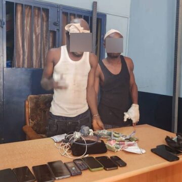 Police  Nab Two Suspected  Street Robbers  In Dzorwulu
