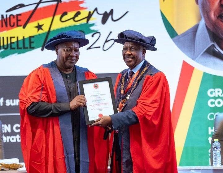President Mahama Honoured as Grand Patron of WACS