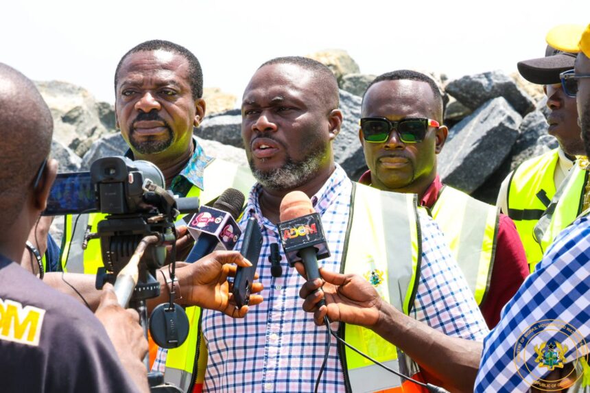 Sector Minister Inspects Cape Coast Phase II Sea Defense Project