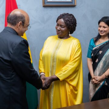 Vice President Meets Outgoing Indian High Commissioner, Reaffirms Strong Bilateral Ties