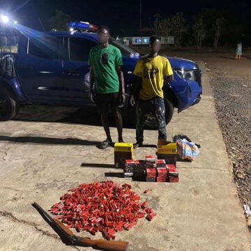 Two Arrested in Oti Region for Possession of Firearm and Ammunition