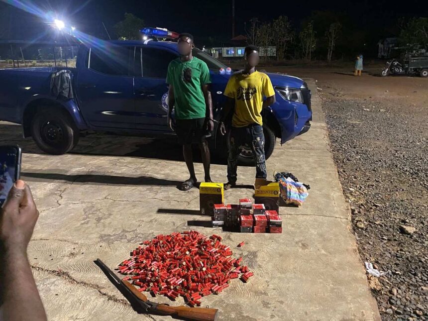 Two Arrested in Oti Region for Possession of Firearm and Ammunition