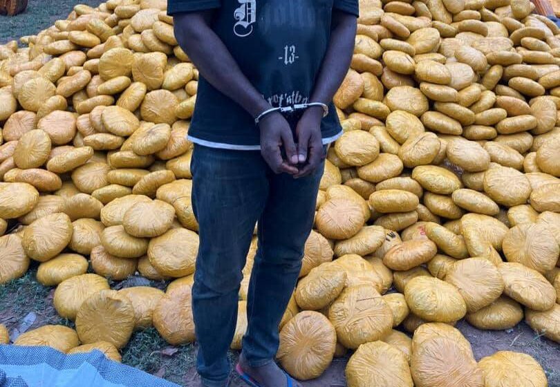 Police Intercept Truck Loaded with Suspected Narcotics in Oti Region