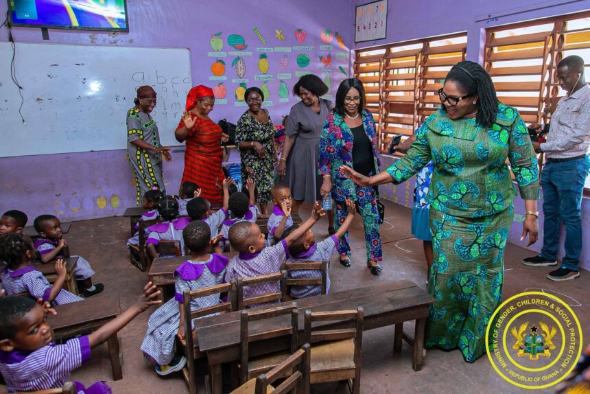 Minister For Gender Visits 31st December Women’s Day Care Center And Makola Clinic
