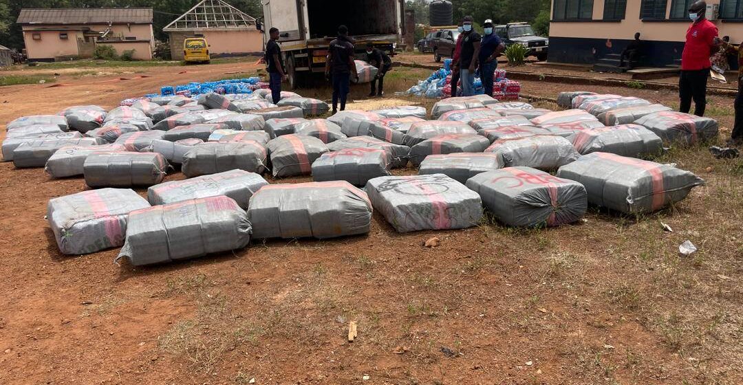 Police Seize Over GHS 1.4 Million Worth of Suspected Cannabis in Oti Region