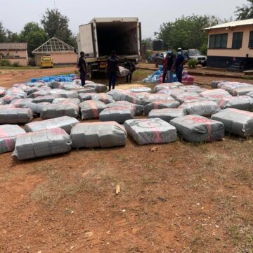 Police Seize Over GHS 1.4 Million Worth of Suspected Cannabis in Oti Region