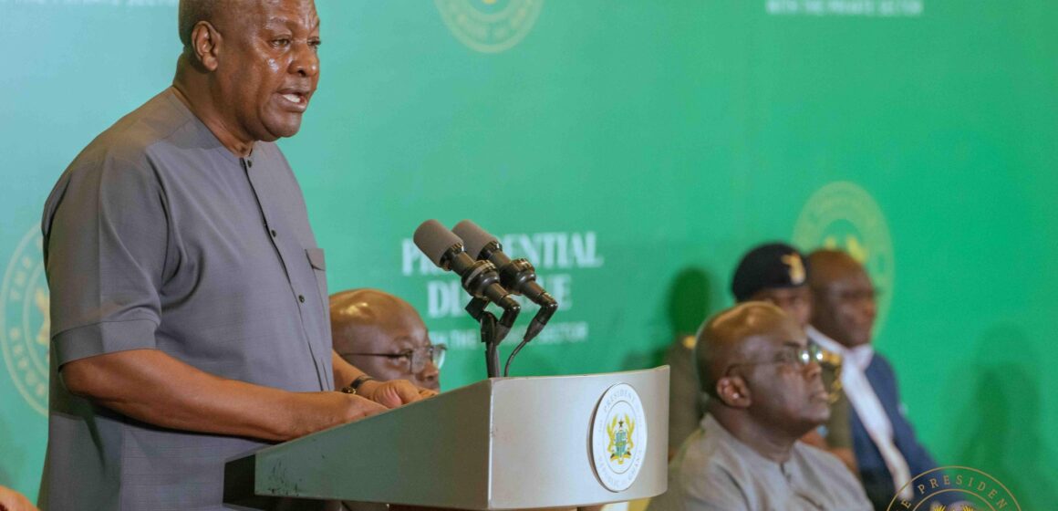President Mahama Urges Bold Private Sector Partnerships for Growth