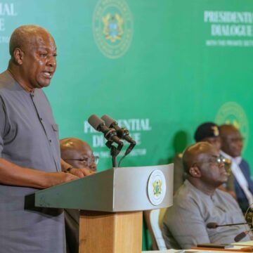 President Mahama Urges Bold Private Sector Partnerships for Growth