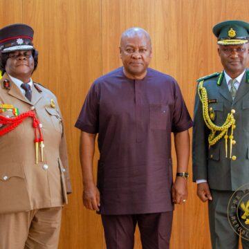 Mahama Swears In New Heads of Fire and Immigration Services
