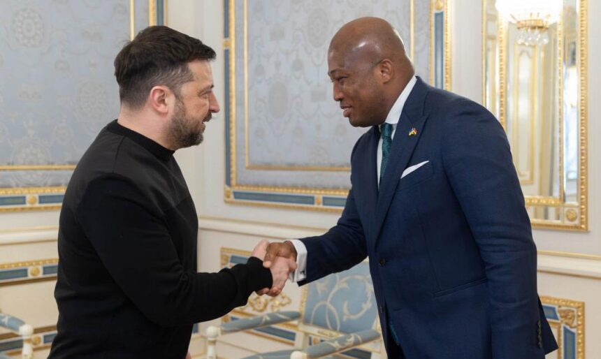 Foreign Affairs Minister Meets President Zelenskyy in Ukraine