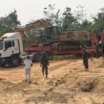 Task Force Seizes Excavators, Arrests Galamsey Kingpin at Cape Three Points