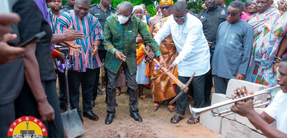 Speaker Bagbin Breaks Ground for New Classroom Block in Volta Region