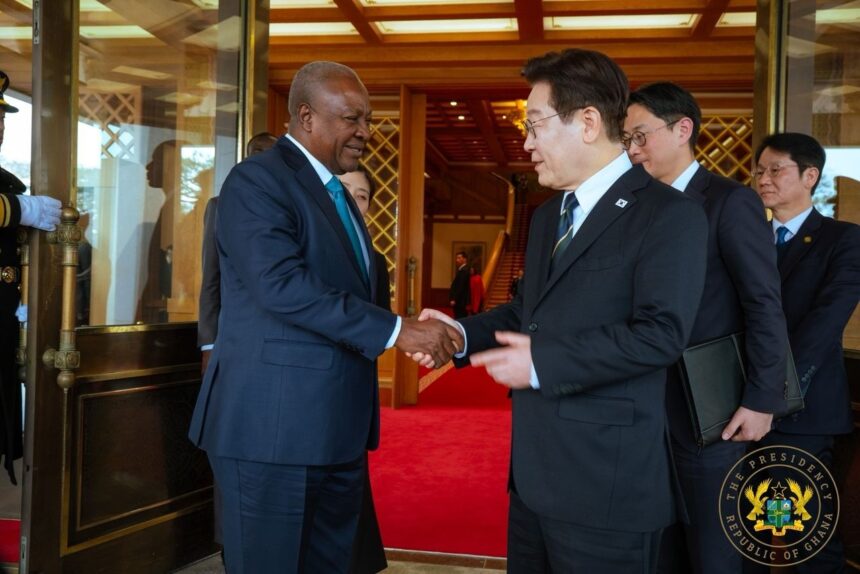Strong Ties, Shared Values – Mahama Reaffirms Ghana–Korea Partnership