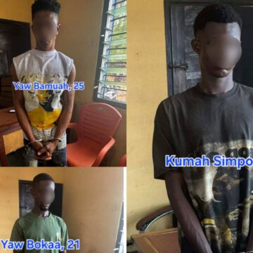 Three Arrested Over Murder and Causing Harm in Gbiniyiri