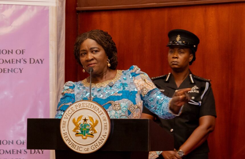 Vice President Opoku-Agyemang Commends Women as Backbone of Ghana’s Economy