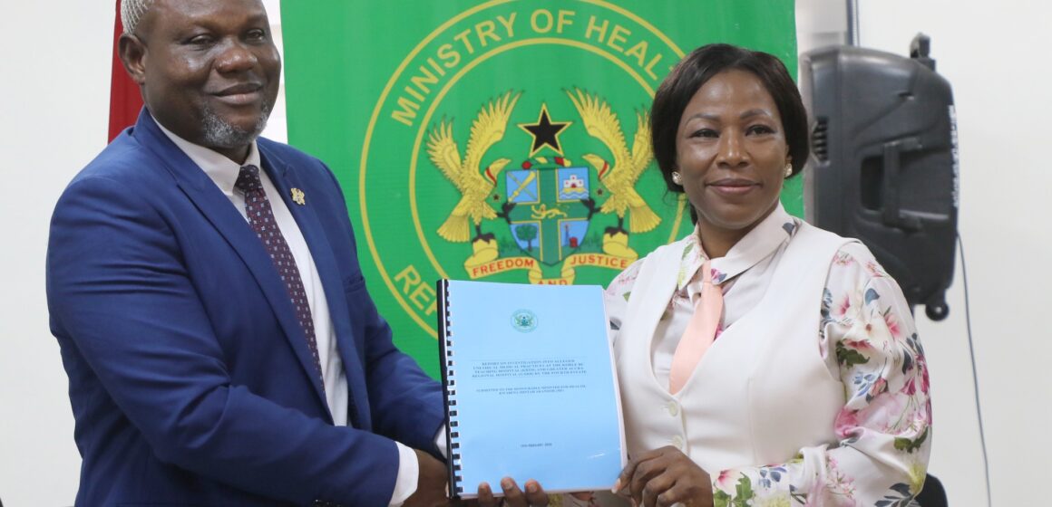 Investigative Committee Submits Findings on “Medical Kalabule” Allegations