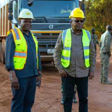 Mahama Inspects Jinijini–Sampa Road Project on “Resetting Ghana Tour”