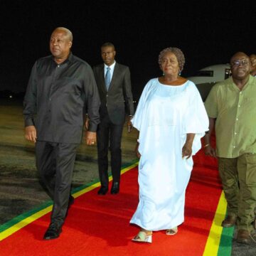 Mahama Returns to Hero’s Welcome After UN Reparations Victory