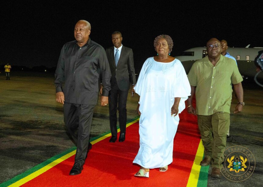 Mahama Returns to Hero’s Welcome After UN Reparations Victory