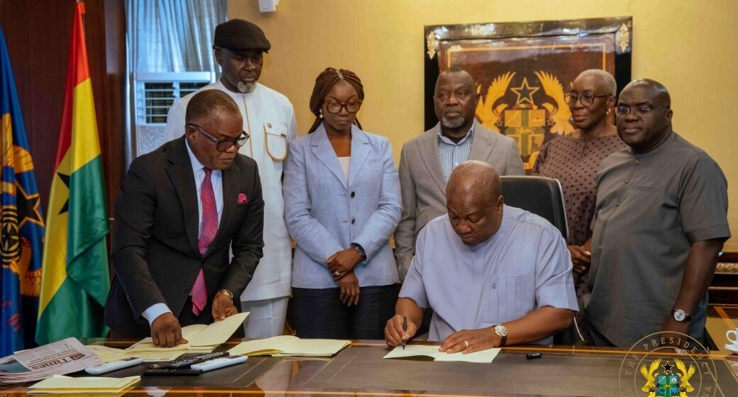 President Mahama Signs Five Bills into Law