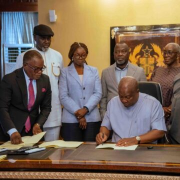 President Mahama Signs Five Bills into Law