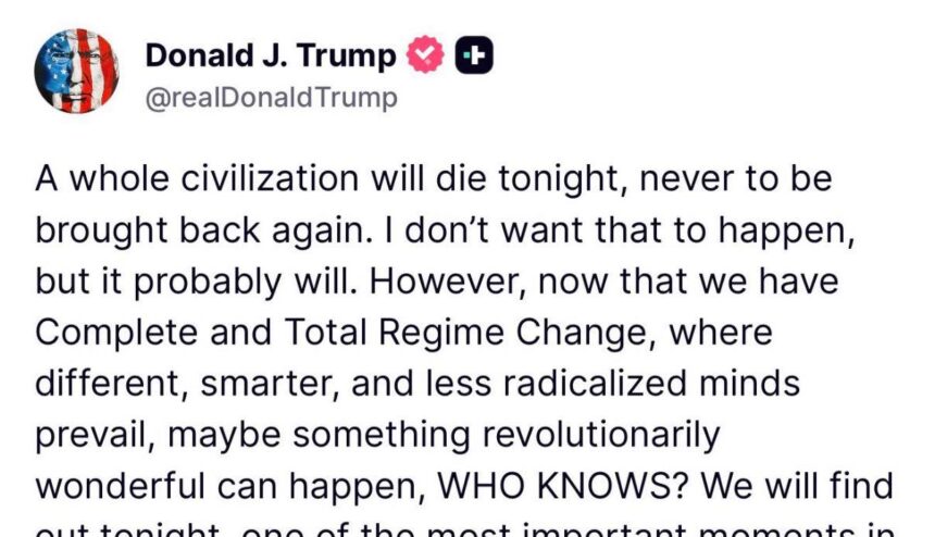 Trump Comments on Iran Amid Claims of Regime Change