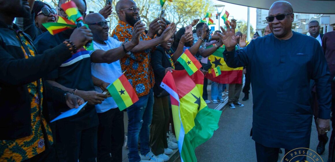 Prez. Mahama Arrives in Lyon for One Health Summit