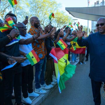 Prez. Mahama Arrives in Lyon for One Health Summit