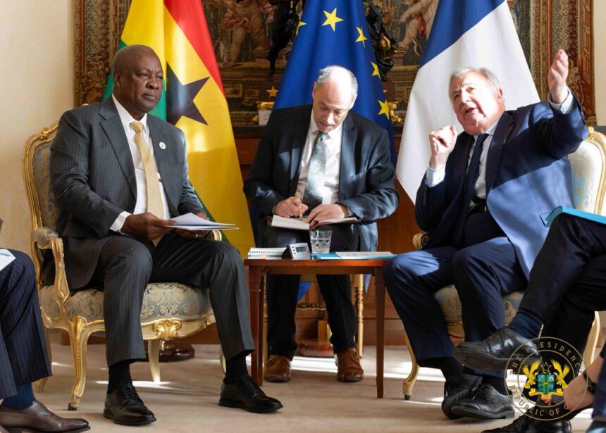 President Mahama Begins Official Visit to Paris with High-Level Talks President Mahama Begins Official Visit to Paris with High-Level Talks
