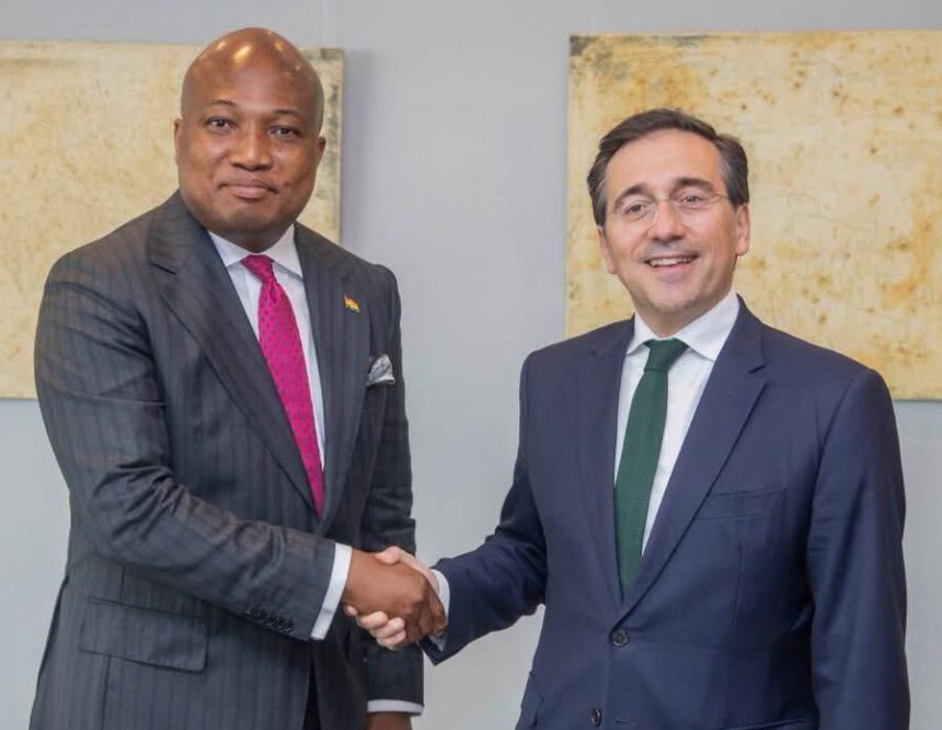 Ghana, Spain Deepen Cooperation as Ablakwa Commends Immigration Policy