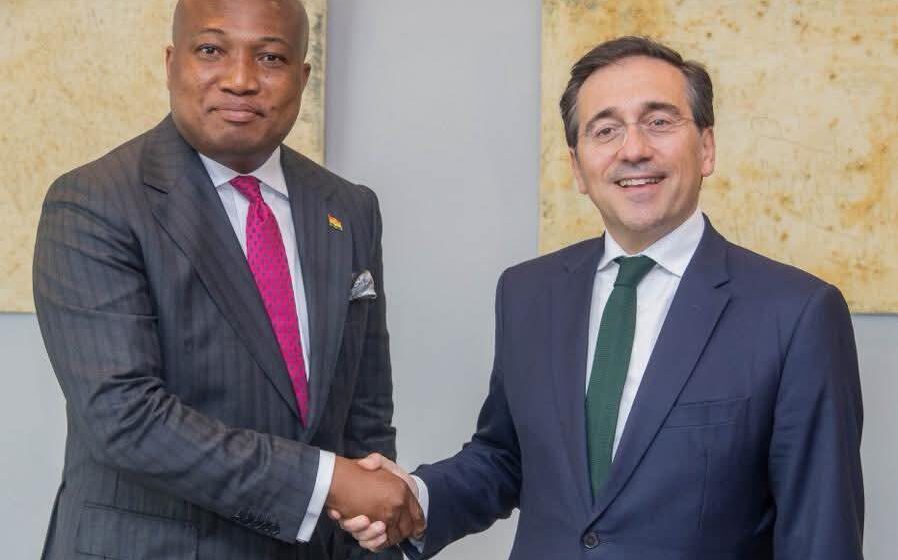 Ghana, Spain Deepen Cooperation as Ablakwa Commends Immigration Policy