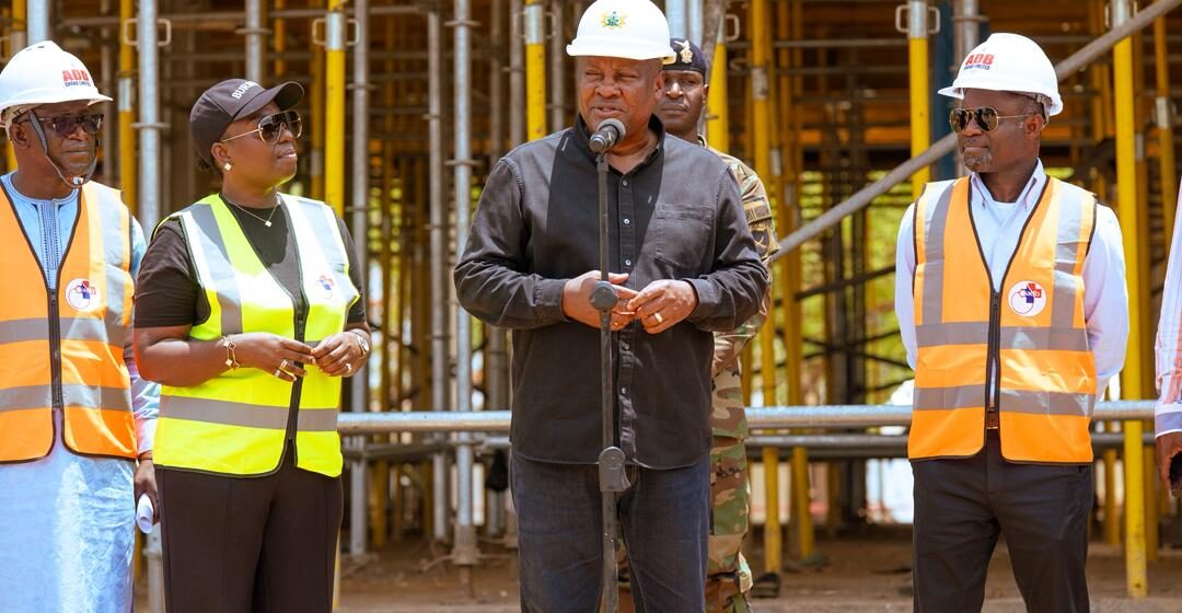 President Mahama Inspects Construction of New Cardiology Centre in Tamale