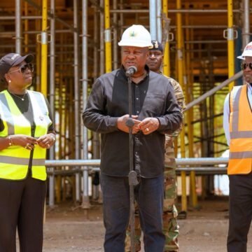President Mahama Inspects Construction of New Cardiology Centre in Tamale