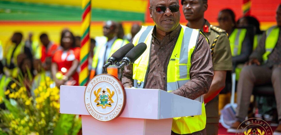 Mahama Cuts Sod for New Airport Concourse Linking Terminals 2 and 3