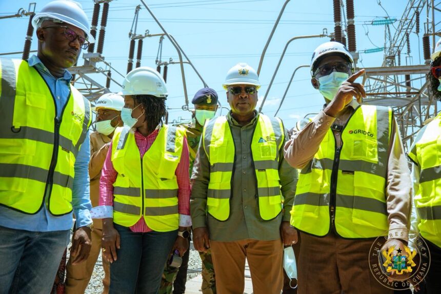 President Mahama Visits Akosombo Dam After Substation Fire