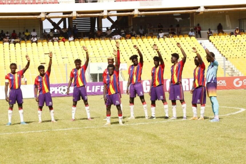 GPL: Hearts of Oak end winless run, move third after 1-0 win Over Young Apostles