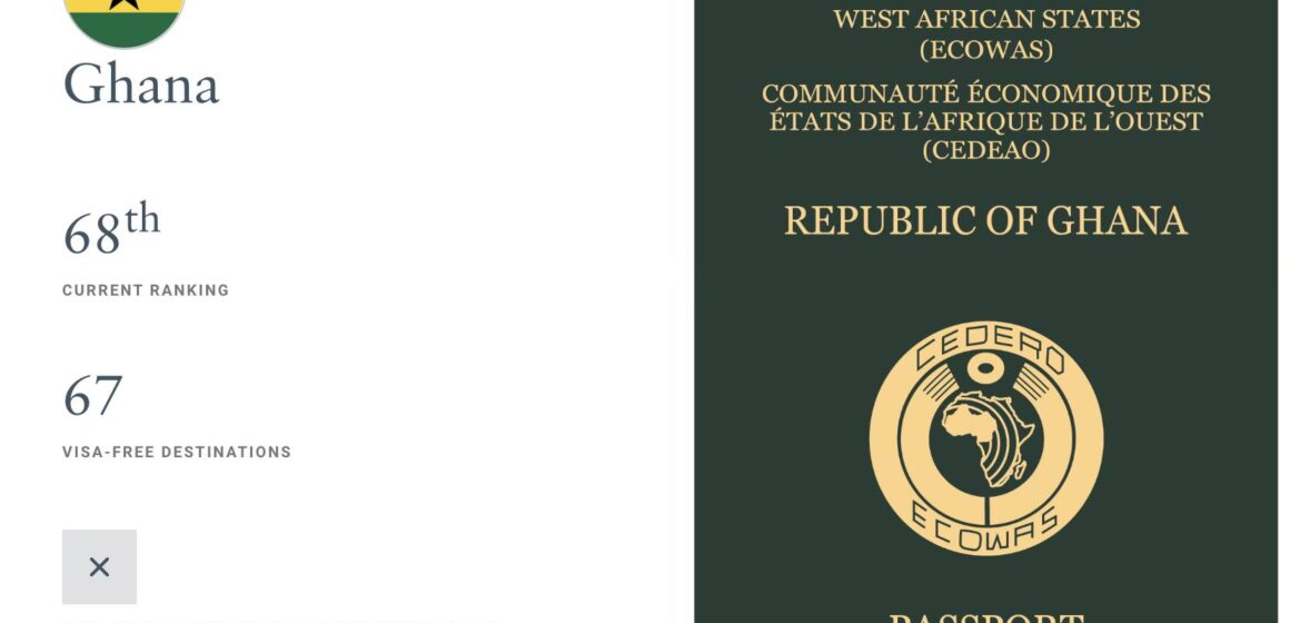 Ghana’s Passport Climbs Global Rankings