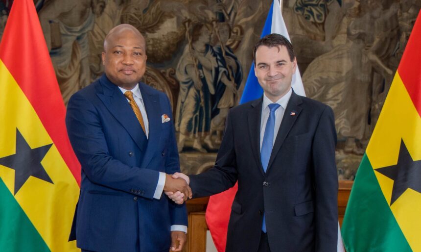 Foreign Minister Ablakwa Deepens Ghana–Czech Cooperation in Prague