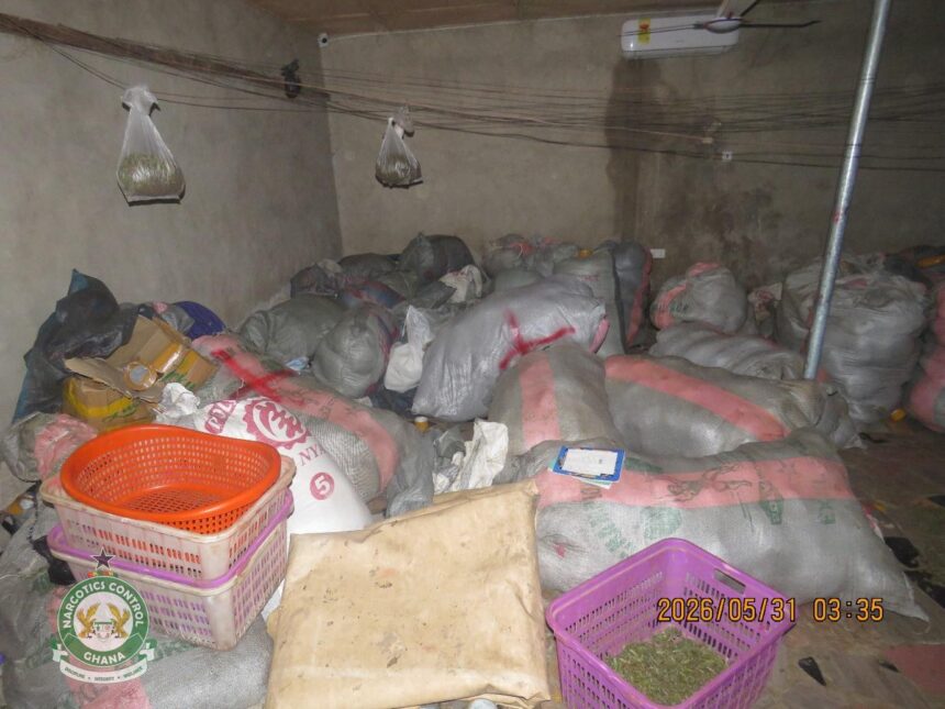 NACOC Seizes Over 2.3 Tonnes of Cannabis in Volta Region