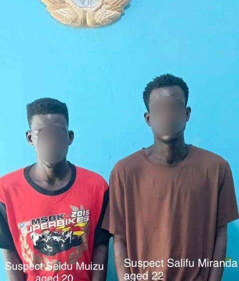 Police Arrest Two Suspected Robbers, Recover Stolen Motorbike in Tumu