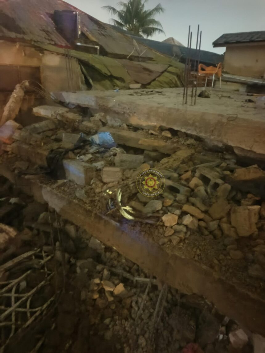 GNFS Rescues Occupants in Adenta Building Collapse GNFS Rescues Occupants in Adenta Building Collapse
