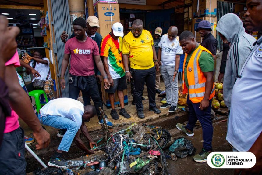 AMA Enforces Sanitation Rules with Spot Fines in Accra CBD AMA Enforces Sanitation Rules with Spot Fines in Accra CBD