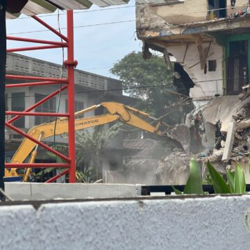 GNFS Supports Safe Demolition of Dilapidated Building at Osu